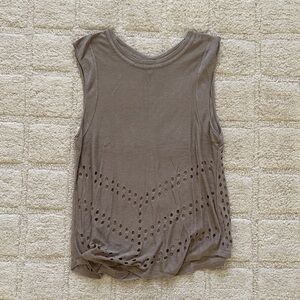Express Taupe Sleeveless Tank Top